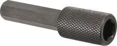 Kurt - 1 Piece Vise Hex Extension - Steel, 3/4" Hex, 5" Long, 1-1/4" Wide, 6" Handle - USA Tool & Supply