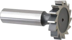 Interstate - 1-1/4" Diam x 1/4" Face Width, Cobalt, 14 Teeth, Shank Connection Woodruff Keyseat Cutter - Uncoated, 2-1/4" OAL x 1/2" Shank, Straight Teeth, ANSI 810, Old Standard 21 - USA Tool & Supply