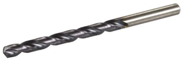 Chicago-Latrobe - Letter C 135° High Speed Steel Jobber Drill - TiAlN Finish, Right Hand Cut, Spiral Flute, Straight Shank, 4" OAL, Split Point - USA Tool & Supply