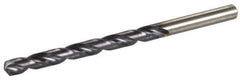Chicago-Latrobe - Letter C 135° High Speed Steel Jobber Drill - TiAlN Finish, Right Hand Cut, Spiral Flute, Straight Shank, 4" OAL, Split Point - USA Tool & Supply