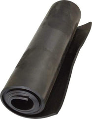Made in USA - 12" Long, 36" Wide, 3/16" Thick, Neoprene Rubber Foam Sheet - 65 to 75 Durometer, Black, -40 to 220°F, 1,500 psi Tensile Strength, Cut-to-Length - USA Tool & Supply