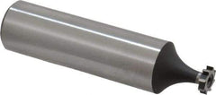 Interstate - 1/4" Diam x 1/16" Face Width, Cobalt, 6 Teeth, Shank Connection Woodruff Keyseat Cutter - Uncoated, 2-1/16" OAL x 1/2" Shank, Straight Teeth, ANSI 202, Old Standard 201 - USA Tool & Supply