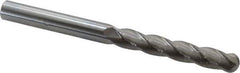 OSG - 1/2" Diam, 3" LOC, 4 Flute Solid Carbide Ball End Mill - Uncoated, Single End, 6" OAL, 1/2" Shank Diam, Spiral Flute - USA Tool & Supply