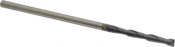 OSG - 1/8", 1" LOC, 1/8" Shank Diam, 3" OAL, 2 Flute, Solid Carbide Square End Mill - Single End, TiAlN Finish, Spiral Flute, 30° Helix, Centercutting, Right Hand Cut, Right Hand Flute, Series 482 - USA Tool & Supply