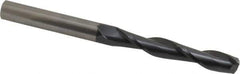 OSG - 1/2", 3" LOC, 1/2" Shank Diam, 6" OAL, 2 Flute, Solid Carbide Square End Mill - Single End, TiAlN Finish, Spiral Flute, 30° Helix, Centercutting, Right Hand Cut, Right Hand Flute, Series 482 - USA Tool & Supply