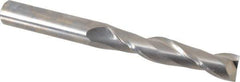 OSG - 5/8", 3" LOC, 5/8" Shank Diam, 6" OAL, 2 Flute, Solid Carbide Square End Mill - Single End, Uncoated, Spiral Flute, 30° Helix, Centercutting, Right Hand Cut, Right Hand Flute, Series 482 - USA Tool & Supply