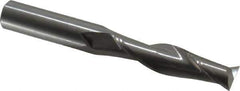 OSG - 3/4", 3" LOC, 3/4" Shank Diam, 6" OAL, 2 Flute, Solid Carbide Square End Mill - Single End, Uncoated, Spiral Flute, 30° Helix, Centercutting, Right Hand Cut, Right Hand Flute, Series 482 - USA Tool & Supply
