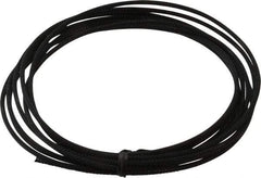 Techflex - Black Braided Expandable Cable Sleeve - 10' Coil Length, -103 to 257°F - USA Tool & Supply