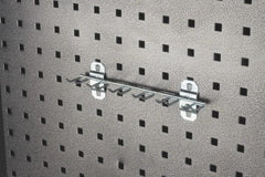 Triton - 1-13/32" Long Multi-Prong Tool/Wrench Holder Pegboard Hook - 1-1/2" Projection, Steel - USA Tool & Supply