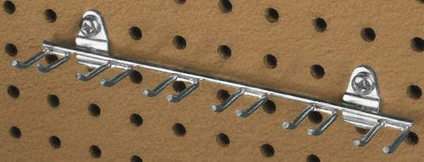 Triton - 1-13/32" Long Multi-Prong Tool/Wrench Holder Pegboard Hook - 1-1/2" Projection, Steel - USA Tool & Supply