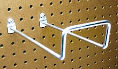 Triton - 2-3/4" ID, 1/4" Diam, 8" Long Double Closed End Loop Pegboard Hook - 8-5/8" Projection, 80° Bend, 2" Bend Length, Steel - USA Tool & Supply