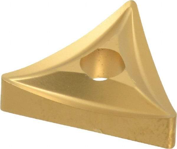 Kennametal - TNMS432 Grade KC850 Carbide Turning Insert - TiC/TiCN/TiN Finish, 60° Triangle, 1/2" Inscr Circle, 3/16" Thick, 1/32" Corner Radius - USA Tool & Supply