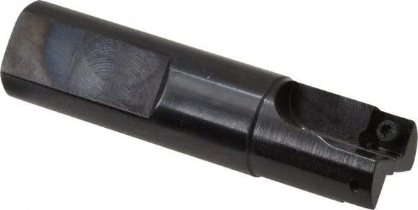 Cutting Tool Technologies - 3/4" Cut Diam, 0.28" Max Depth of Cut, 3/4" Shank Diam, 3.03" OAL, Indexable Square Shoulder End Mill - SPEH 2.522 Inserts, Weldon Shank, 90° Lead Angle - USA Tool & Supply