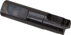 Cutting Tool Technologies - 3/4" Cut Diam, 0.28" Max Depth of Cut, 3/4" Shank Diam, 3.03" OAL, Indexable Square Shoulder End Mill - SPEH 2.522 Inserts, Weldon Shank, 90° Lead Angle - USA Tool & Supply