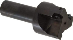 Cutting Tool Technologies - 1-1/2" Cut Diam, 0.34" Max Depth of Cut, 3/4" Shank Diam, 3.28" OAL, Indexable Square Shoulder End Mill - SPEH 332 Inserts, Weldon Shank, 90° Lead Angle - USA Tool & Supply