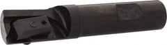 APT - 7/8" Cut Diam, 0.65" Max Depth of Cut, 3/4" Shank Diam, 3-7/8" OAL, Indexable Square Shoulder End Mill - TPC 32..., TPG 32., TPU 32. Inserts, Weldon Shank, 90° Lead Angle, Series Tri-Dex - USA Tool & Supply