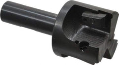 APT - 2" Cut Diam, 0.65" Max Depth of Cut, 3/4" Shank Diam, 3-7/8" OAL, Indexable Square Shoulder End Mill - TPC 32..., TPG 32., TPU 32. Inserts, Weldon Shank, 90° Lead Angle, Series Tri-Dex - USA Tool & Supply