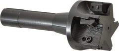 APT - 2-1/2" Cut Diam, 0.65" Max Depth of Cut, 5-7/8" OAL, Indexable Square Shoulder End Mill - TPC 32..., TPG 32., TPU 32. Inserts, R8 90° Lead Angle, Series Tri-Dex - USA Tool & Supply