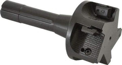 APT - 3" Cut Diam, 0.65" Max Depth of Cut, 5-7/8" OAL, Indexable Square Shoulder End Mill - TPC 32..., TPG 32., TPU 32. Inserts, R8 90° Lead Angle, Series Tri-Dex - USA Tool & Supply