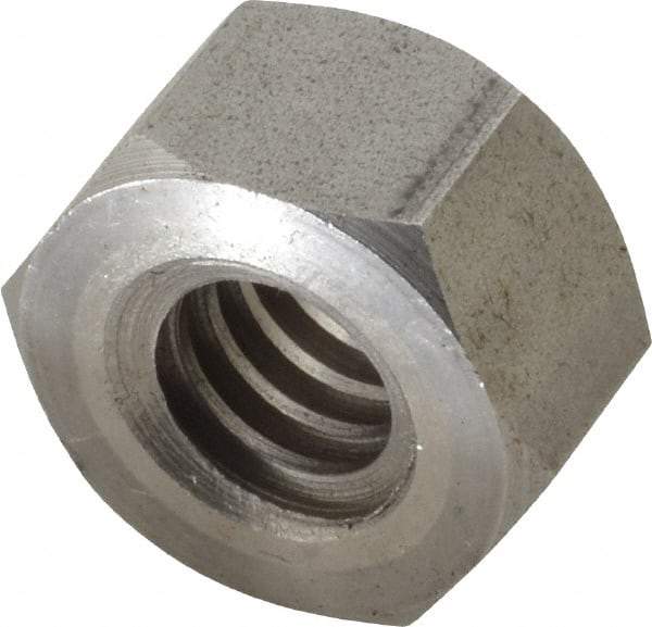 Keystone Threaded Products - 5/8-8 Acme Stainless Steel Right Hand Hex Nut - 1-1/16" Across Flats, 39/64" High, 2G Class of Fit - USA Tool & Supply
