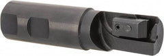 APT - 1" Cut Diam, 0.65" Max Depth of Cut, 1" Shank Diam, 3-7/8" OAL, Indexable Square Shoulder End Mill - TPC 32..., TPG 32., TPU 32. Inserts, Weldon Shank, 90° Lead Angle, Series Tri-Dex - USA Tool & Supply
