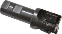 APT - 1-1/2" Cut Diam, 0.65" Max Depth of Cut, 1" Shank Diam, 3-7/8" OAL, Indexable Square Shoulder End Mill - TPC 32..., TPG 32., TPU 32. Inserts, Weldon Shank, 90° Lead Angle, Series Tri-Dex - USA Tool & Supply