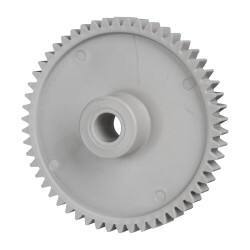 Made in USA - 48 Pitch, 2-1/4" Pitch Diam, 2.333" OD, 54 Tooth Spur Gear - 1/4" Face Width, 5/16" Bore Diam, 43/64" Hub Diam, 20° Pressure Angle, Acetal - USA Tool & Supply