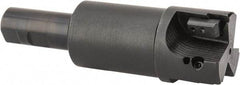 APT - 2" Cut Diam, 0.65" Max Depth of Cut, 1" Shank Diam, 6-1/4" OAL, Indexable Square Shoulder End Mill - TPC 32..., TPG 32., TPU 32. Inserts, Weldon Shank, 90° Lead Angle, Series Tri-Dex - USA Tool & Supply
