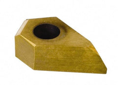 Kennametal - 3.41020, 60° CS5 Grade Drill Chamfer Insert - TiN Coated, Series BF - USA Tool & Supply