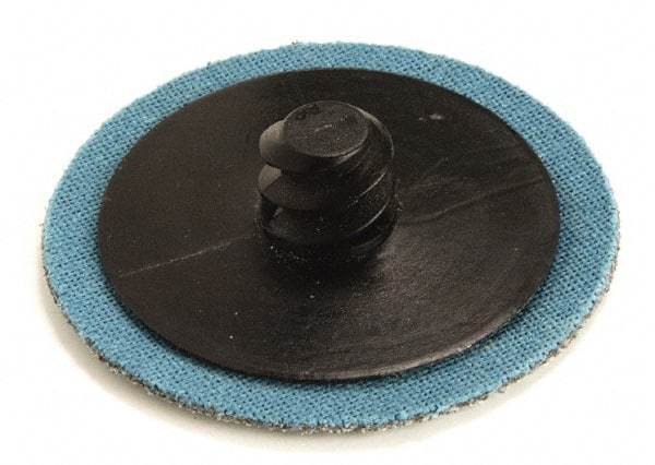 Superior Abrasives - 3" Disc Diam, 24 Grit, Aluminum Oxide Quick Change Disc - Type R Attaching System, Coated, Very Coarse Grade - USA Tool & Supply