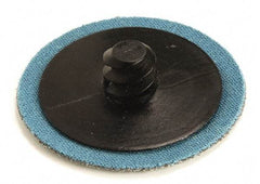 Superior Abrasives - 3" Disc Diam, 80 Grit, Zirconia Alumina Quick Change Disc - Type R Attaching System, Coated, Medium Grade - USA Tool & Supply