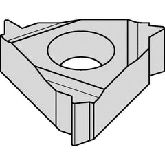 Kennametal - 16EL External Left Hand 12 UN Laydown Threading Insert - Grade KC5025, TiAlN Coated Carbide, 9.53mm Inscribed Circle - USA Tool & Supply