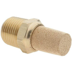 ARO/Ingersoll-Rand - 3/8 Male NPT, 11/16" Hex, 1-1/2" OAL, Muffler - 250 Max psi - USA Tool & Supply