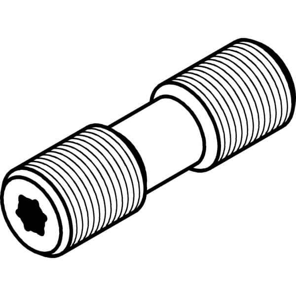 Kennametal - Hex Socket for Indexables - M5x0.8 Thread, For Use with Cartridges, Clamps & Inserts - USA Tool & Supply