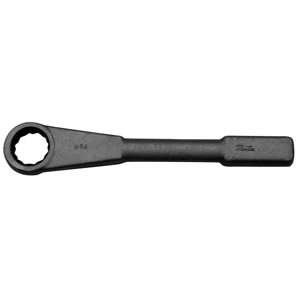 Box End Striking Wrench: 1-5/8″, 12 Point, Single End Steel, Black Finish