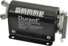 Durant - 5 Digit Wheel Display Counter - Side Wingnut Reset - USA Tool & Supply