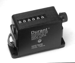 Durant - 6 Digit Wheel Display Counter - Keyed Reset - USA Tool & Supply