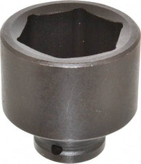 Proto - 3/4" Drive 2-3/16" Standard Impact Socket - 6 Points, 3-1/8" OAL - USA Tool & Supply