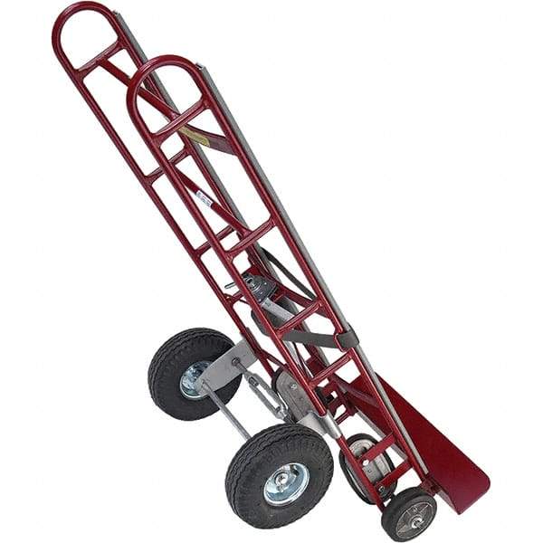 Wesco Industrial Products - 10" Wheel Diam Hand Truck 4 Wheel Convertible Kit - For Use with Wesco Steel Service Carts - USA Tool & Supply
