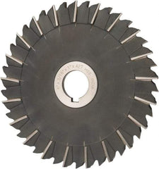 Value Collection - 6" Blade Diam x 3/16" Blade Thickness, 1" Hole, 42 Teeth, High Speed Steel Side Chip Saw - Staggered Tooth, Arbor Connection, Uncoated - USA Tool & Supply