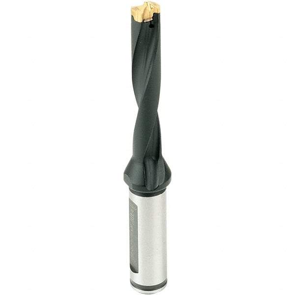 Iscar - 8 to 8.4mm Diam, 3xD, 24mm Max Depth, 12mm Shank Diam, 80mm OAL, Replaceable Tip Drill - IDI-SG, IDI-SK Insert, 8 Seat Size, DCM Toolholder, Series ChamDrill - USA Tool & Supply