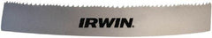 Irwin Blades - 5 to 8 TPI, 12' 6" Long x 1-1/4" Wide x 0.042" Thick, Welded Band Saw Blade - Bi-Metal, Toothed Edge - USA Tool & Supply