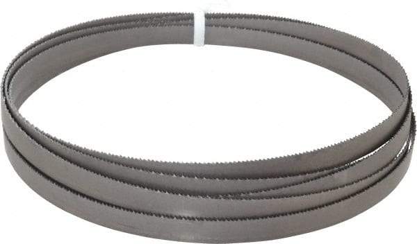 Irwin Blades - 14 TPI, 10' 4" Long x 1/2" Wide x 0.035" Thick, Welded Band Saw Blade - Bi-Metal, Toothed Edge, Wavy Tooth Set - USA Tool & Supply