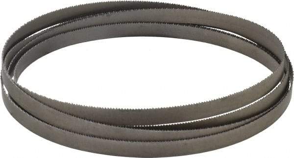Irwin Blades - 14 TPI, 10' 5" Long x 1/2" Wide x 0.035" Thick, Welded Band Saw Blade - Bi-Metal, Toothed Edge, Wavy Tooth Set - USA Tool & Supply