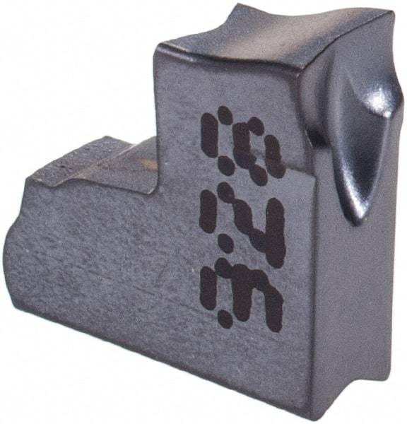 Iscar - TAG3 J IC928 Grade, 0.118" Cutting Width, Carbide Cutoff Insert - 6° Right Hand Lead Angle, 0.0079" Cnr Rad, TiAlN Coated, Single End - USA Tool & Supply
