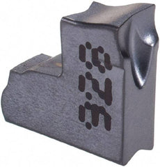 Iscar - TAG3 J IC928 Grade, 0.118" Cutting Width, Carbide Cutoff Insert - 6° Right Hand Lead Angle, 0.0079" Cnr Rad, TiAlN Coated, Single End - USA Tool & Supply