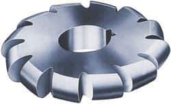 Value Collection - 3/4" Radius, 4-1/4" Diam, 12 Teeth, Arbor Connection, High Speed Steel Convex Radius Cutter - Form Relieved Relief, Bright Finish - USA Tool & Supply