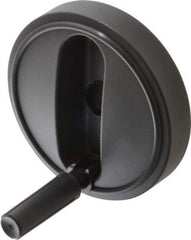 KIPP - 6.3" Diam, Thermoplastic Handwheel with Handle - 1.8" Hub Diam - USA Tool & Supply