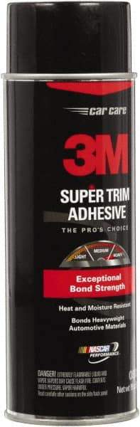 3M - 19 oz Aerosol Yellow Spray Adhesive - High Tack, 180°F Heat Resistance - USA Tool & Supply