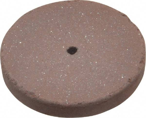 Cratex - 1" Diam x 1/16" Hole x 1/8" Thick, Surface Grinding Wheel - Silicon Carbide, Fine Grade, 25,000 Max RPM, Rubber Bond, No Recess - USA Tool & Supply